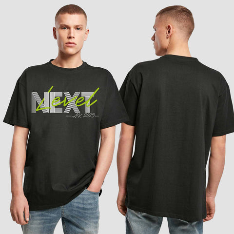1045 "NEXT Level" Abschluss Oversize T-Shirt einseitig bedruckt