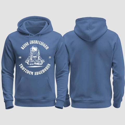 1043 "Überflieger" Abschluss regular College Hoodie einseitig bedruckt