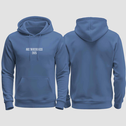 1024 "Abschlussklasse 2025" Abschluss regular College Hoodie einseitig bedruckt