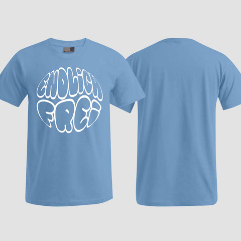 1034 "Endlich frei" Abschluss ABI T-Shirt einseitig bedruckt