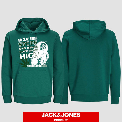 1030 "10 Jahre Stoff" Abschluss Hoodie by Jack&Jones einseitig bedruckt