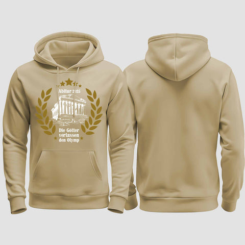 1040 "der Olymp" Abi regular College Hoodie einseitig bedruckt