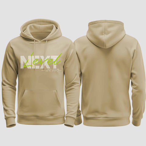 1045 "next Level" Abschluss regular College Hoodie einseitig bedruckt