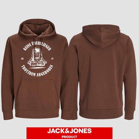 1043 "Überflieger" Abschluss Hoodie by Jack&Jones einseitig bedruckt