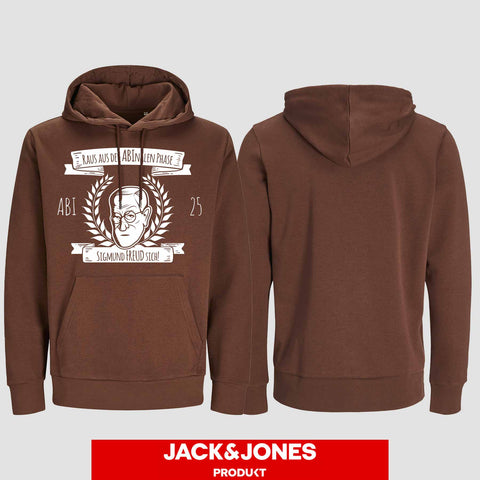 1005 "Abinale Phase" Abi Hoodie by Jack&Jones einseitig bedruckt