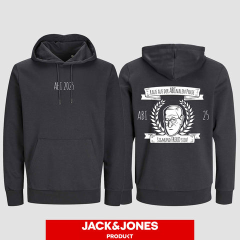 1007 "Abinale Phase" Abi Hoodie by Jack&Jones beidseitig bedruckt