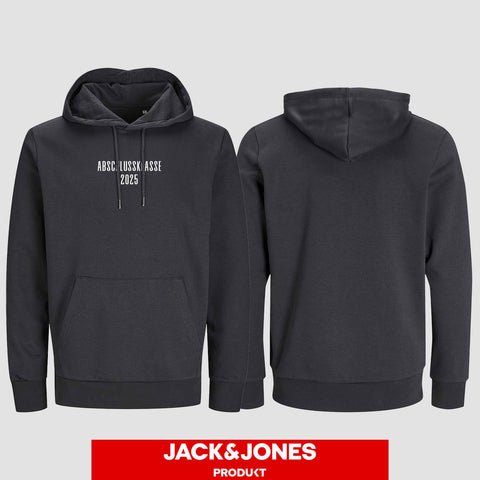 1024 "Abschlussklasse" Abschluss Hoodie by Jack&Jones einseitig bedruckt