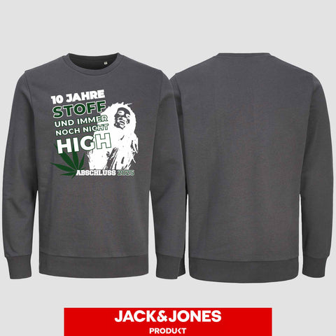 1030 "Stoff" Abschluss Sweatshirt by Jack&Jones einseitig bedruckt