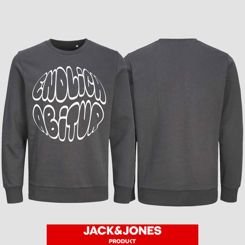 1038 "Endlich Abitur" Abi Sweatshirt by Jack&Jones einseitig bedruckt