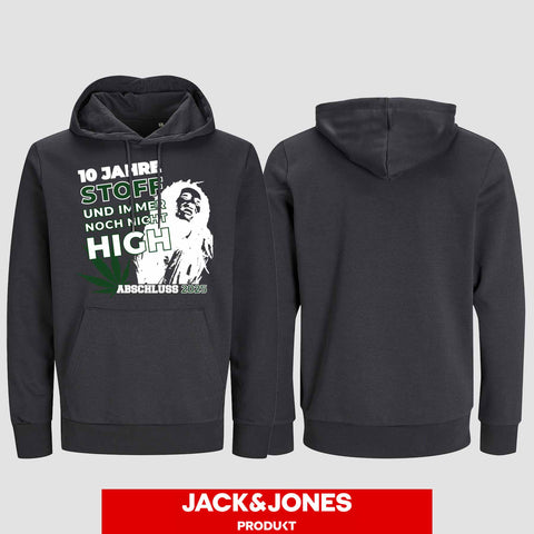 1030 "10 Jahre Stoff" Abschluss Hoodie by Jack&Jones einseitig bedruckt