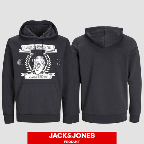 1005 "Abinale Phase" Abi Hoodie by Jack&Jones einseitig bedruckt