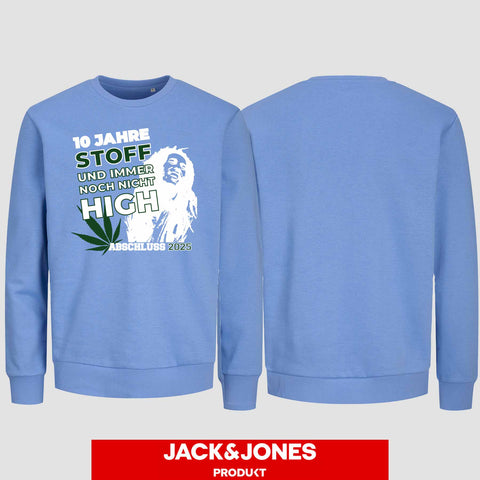 1030 "Stoff" Abschluss Sweatshirt by Jack&Jones einseitig bedruckt
