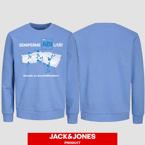1033 "SemipermeABIlität" Abi Sweatshirt by Jack&Jones einseitig bedruckt