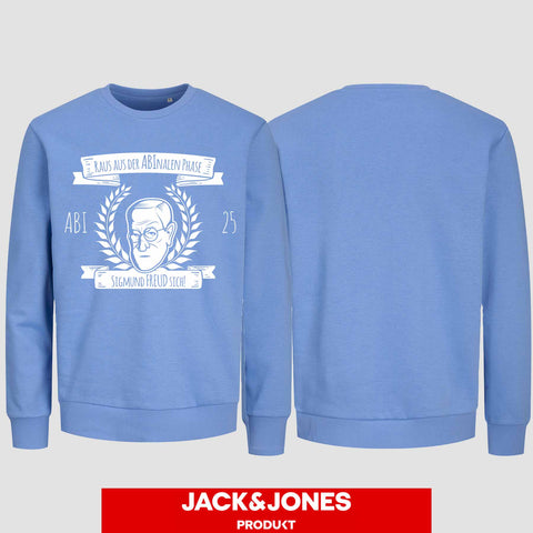 1005 "Abinale Phase" Abi Sweatshirt by Jack&Jones einseitig bedruckt
