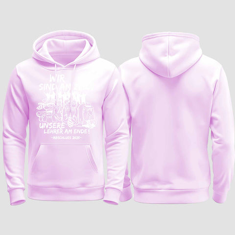 1044 "Lehrer am Ende" Abschluss regular College Hoodie einseitig bedruckt