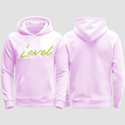 1045 "next Level" Abschluss regular College Hoodie einseitig bedruckt