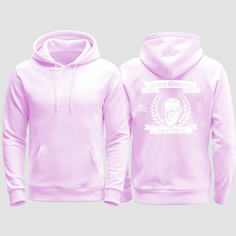 1007 "Abinale Phase" Abi regular College Hoodie beidseitig bedruckt