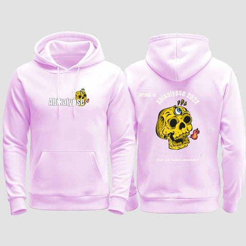 1056 "Abikalypse" Abi regular College Hoodie beidseitig bedruckt