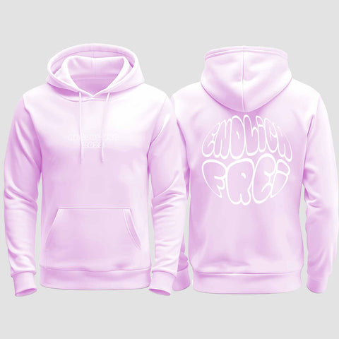 1036 "Endlich Frei" Abschluss regular College Hoodie beidseitig bedruckt