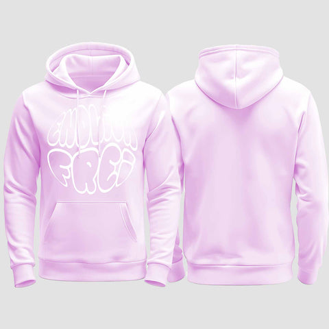 1034 "Endlich frei" Abi/Abschluss regular College Hoodie einseitig bedruckt