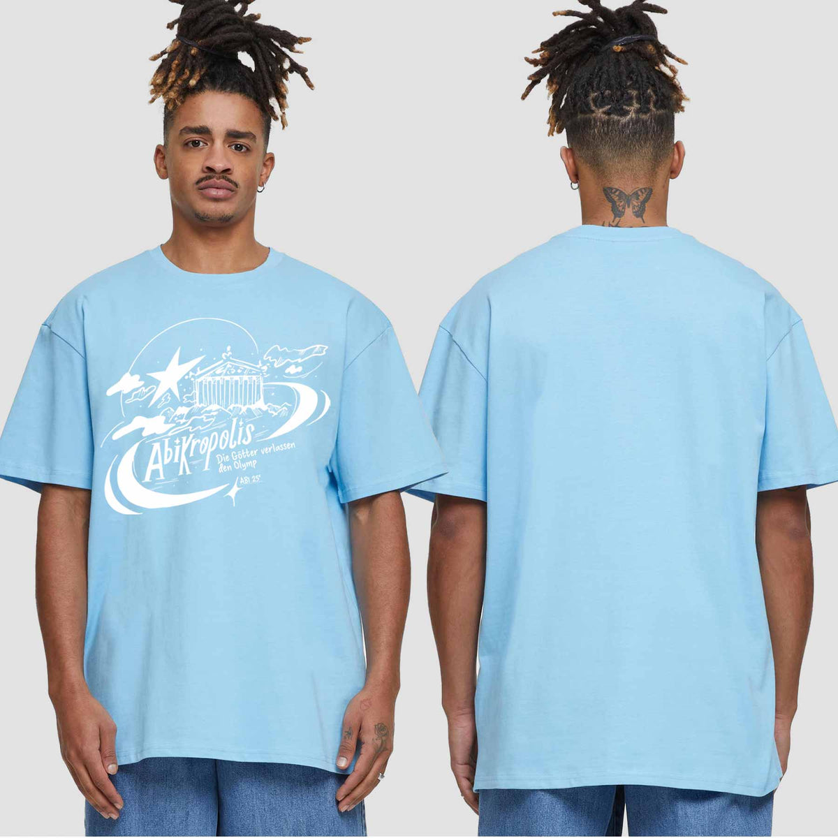 1046 "AbiKropolis" ABI Oversize T-Shirt einseitig bedruckt
