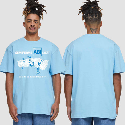 1033 "duchdiffundiert" ABI Oversize T-Shirt einseitig bedruckt