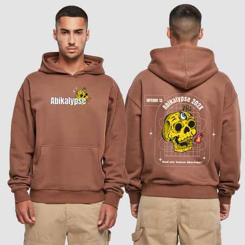 1056 "Abikalypse" Abi Premium Oversize Hoodie beidseitig bedruckt