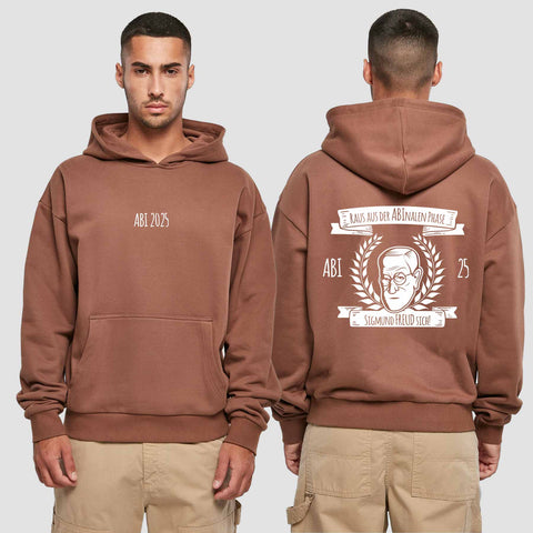 1007 "ABInale Phase" Abi Premium Oversize Hoodie beidseitig bedruckt