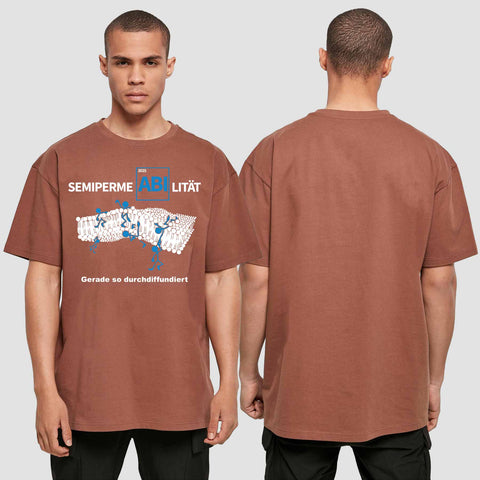 1033 "duchdiffundiert" ABI Oversize T-Shirt einseitig bedruckt