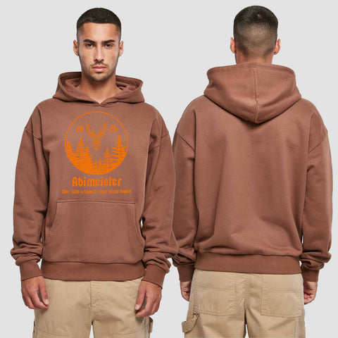 1004 "Abimeister" Abi Premium Oversize Hoodie einseitig bedruckt