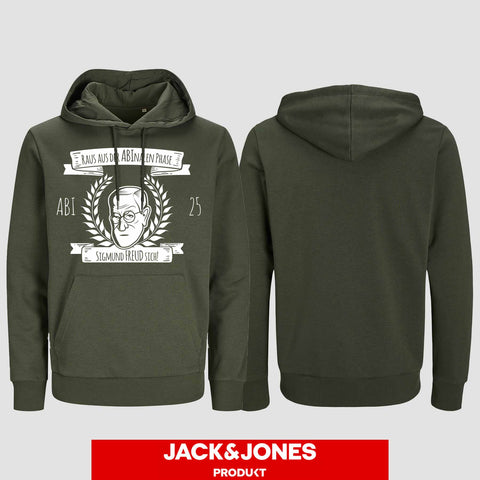 1005 "Abinale Phase" Abi Hoodie by Jack&Jones einseitig bedruckt