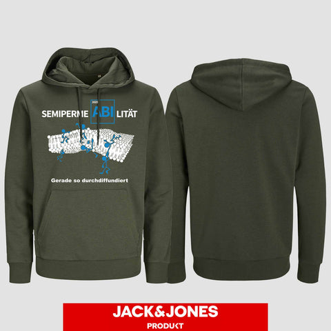 1033 "Durchdiffundiert" ABI Hoodie by Jack&Jones einseitig bedruckt
