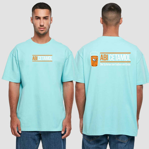 1002 "Abicetamol" Abi Oversize T-Shirt beidseitig bedruckt