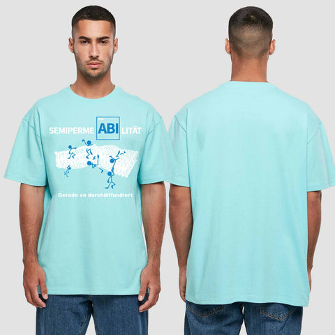 1033 "duchdiffundiert" ABI Oversize T-Shirt einseitig bedruckt