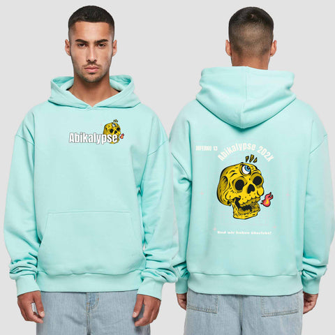 1056 "Abikalypse" Abi Premium Oversize Hoodie beidseitig bedruckt