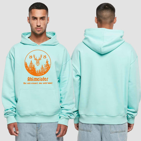 1004 "Abimeister" Abi Premium Oversize Hoodie einseitig bedruckt