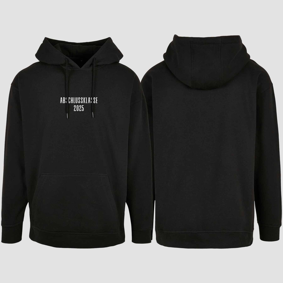 1024 "Abschlussklasse 2025" Abschluss Oversize Hoodie einseitig bedruckt
