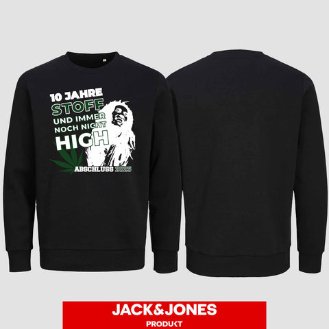 1030 "Stoff" Abschluss Sweatshirt by Jack&Jones einseitig bedruckt