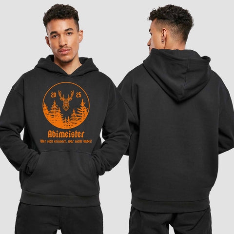1004 "Abimeister" Abi Premium Oversize Hoodie einseitig bedruckt