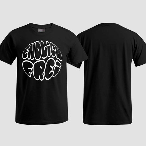 1034 "Endlich frei" Abschluss ABI T-Shirt einseitig bedruckt