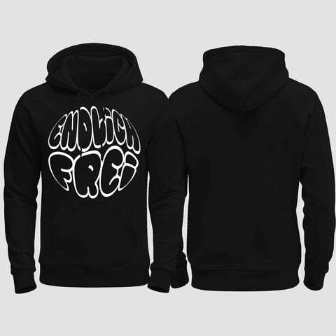 1034 "Endlich frei" Abi/Abschluss regular College Hoodie einseitig bedruckt
