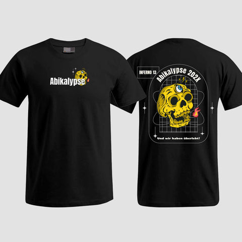 1056 "Abikalypse" Abi T-Shirt beidseitig bedruckt