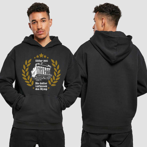 1040 "Olymp" Abi Premium Oversize Hoodie einseitig bedruckt
