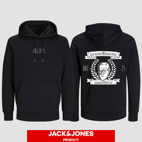 1007 "Abinale Phase" Abi Hoodie by Jack&Jones beidseitig bedruckt