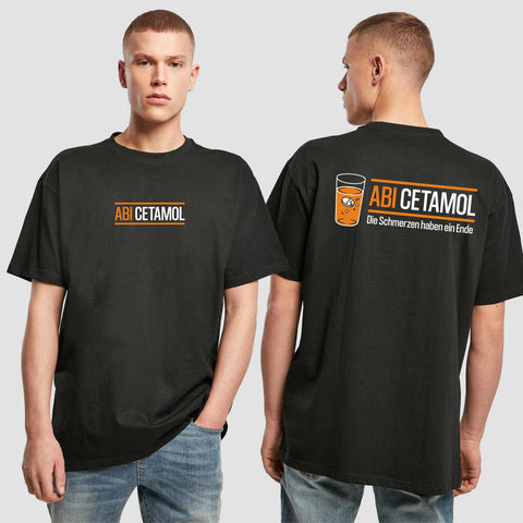 1002 "Abicetamol" Abi Oversize T-Shirt beidseitig bedruckt