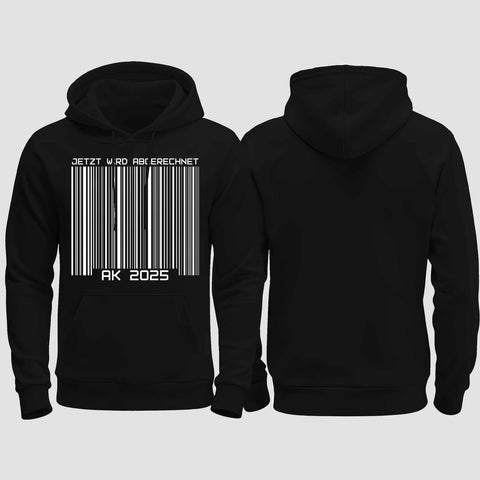 1026 "Abschluss" Abschluss regular College Hoodie einseitig bedruckt