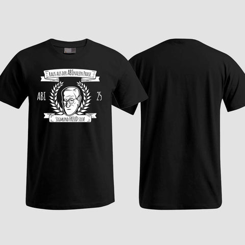 1005 "Abinale Phase" Abi T-Shirt einseitig bedruckt