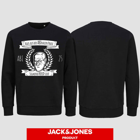 1005 "Abinale Phase" Abi Sweatshirt by Jack&Jones einseitig bedruckt