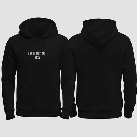1024 "Abschlussklasse 2025" Abschluss regular College Hoodie einseitig bedruckt