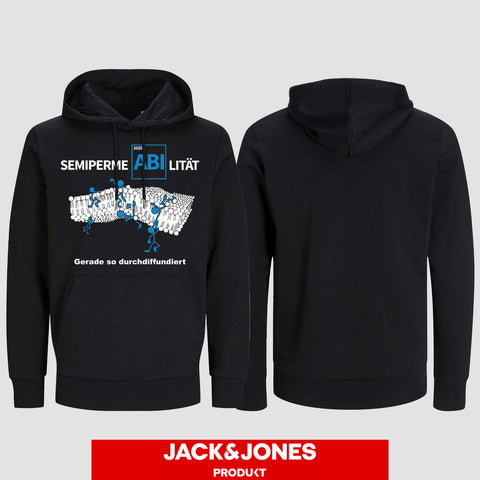 1033 "Durchdiffundiert" ABI Hoodie by Jack&Jones einseitig bedruckt